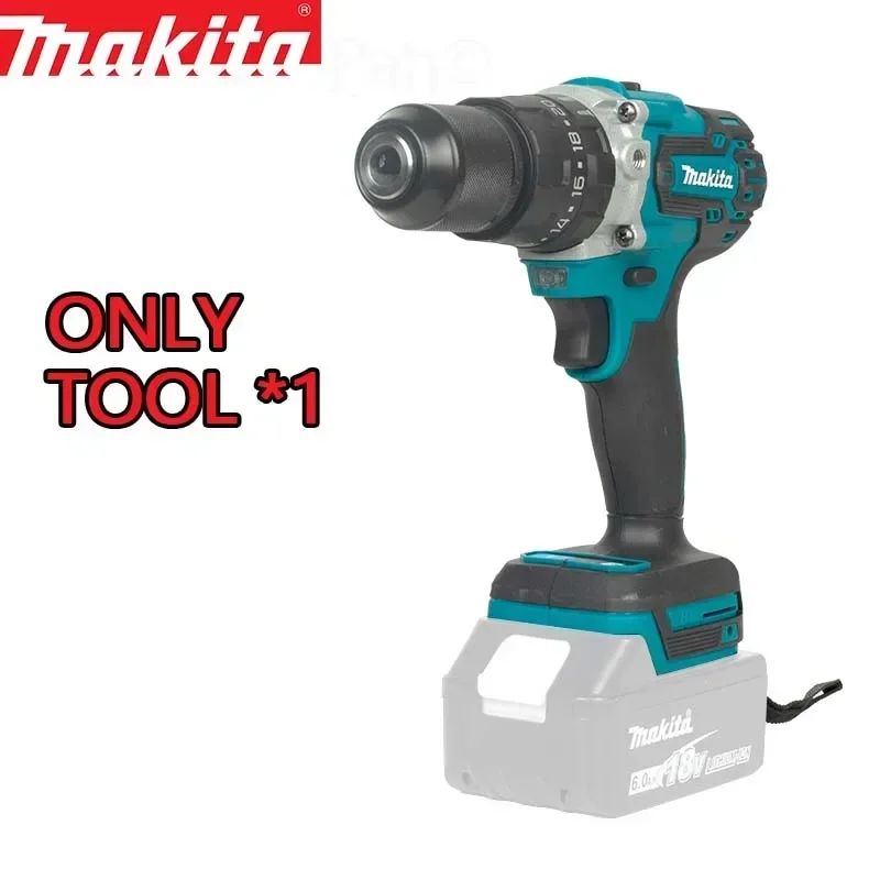 Furadeira manual elétrica recarregável a lítio MAKITA 18V 13mm DDF487RTJX sem carregador e bateria
