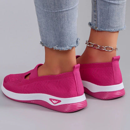 Women's Shoes 2025 Spring New Middle aged and Elderly Mom Shoes Soft soled Breathable Women's Casual ShoesSports Shoes