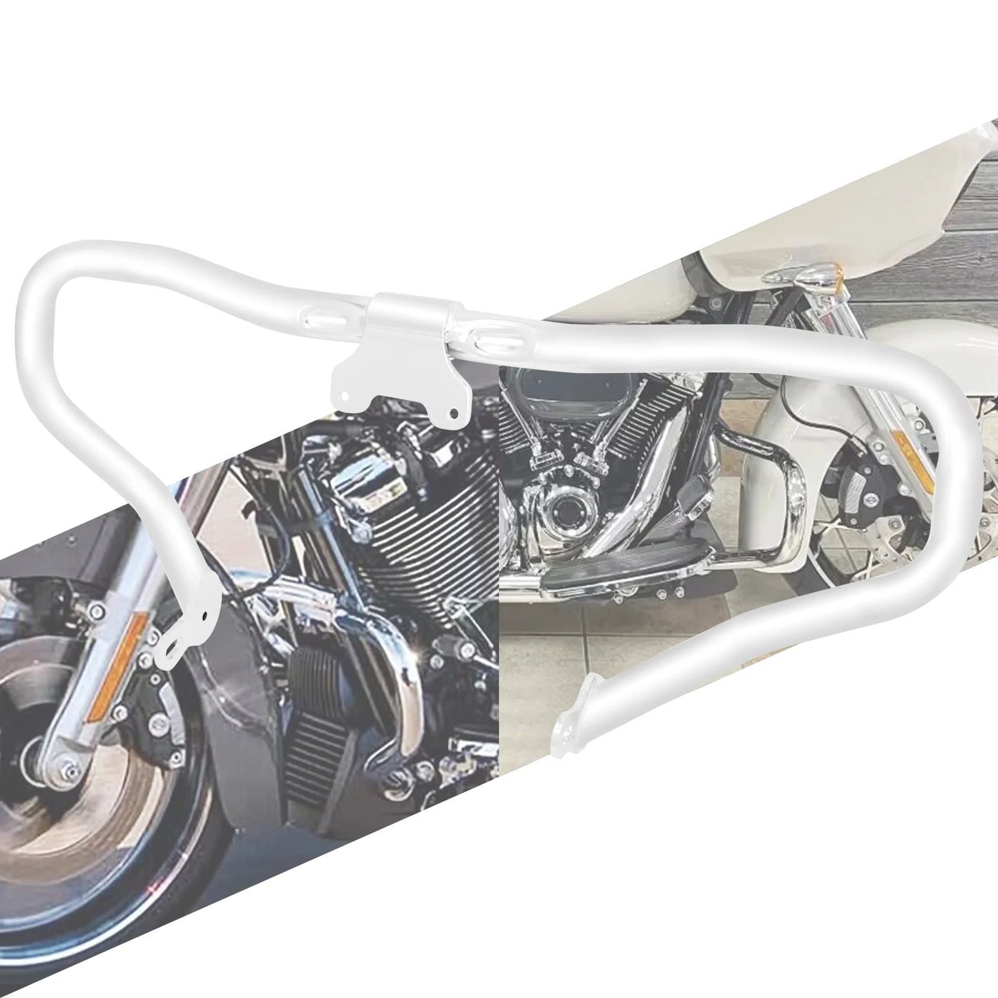 Protetor de Motor Preto Cortado Barra de Proteção de Acidente de Rodovia para Harley Touring Street Glide Special Road King FLHRXS 2014-2025