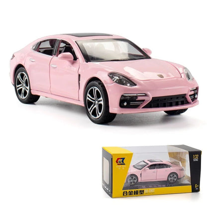 1:32 Porsche Panamera Diecasts Toy Cars Miniature Scale Alloy Simulation Vehicles Car Model Children Birthday Gifts Collection