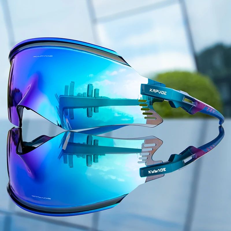 Kapvoe Cycling Sunglasses UV400 Protect Men Bike Sunglasses MTB Eyewear Outdoor Sport Goggles Bike Glasses Oculos De Ciclismo