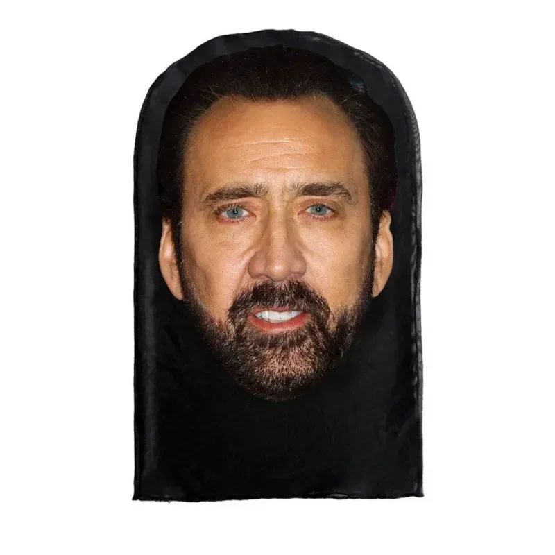 Halloween Terrifying Mask Ronaldo Kanye Mask Interesting 3D Printed Seamless Hat Mascaras Cosplay Facial Mask Party Cosplay Prop