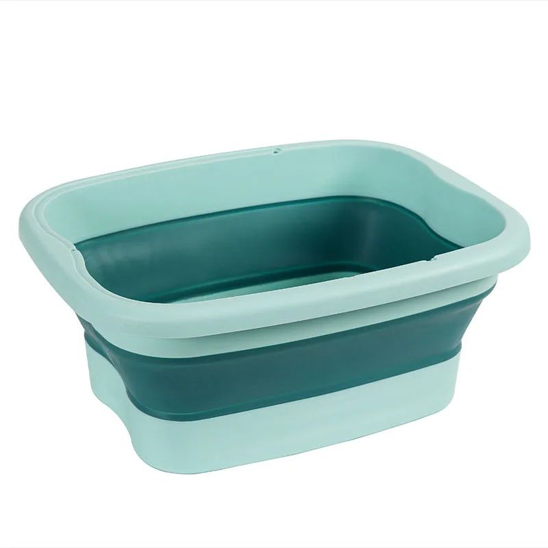 Balde de massagem para os pés dobrável, balde para imersão, bacia dobrável para spa de pés, banheira doméstica de sauna, banheira para pedicure