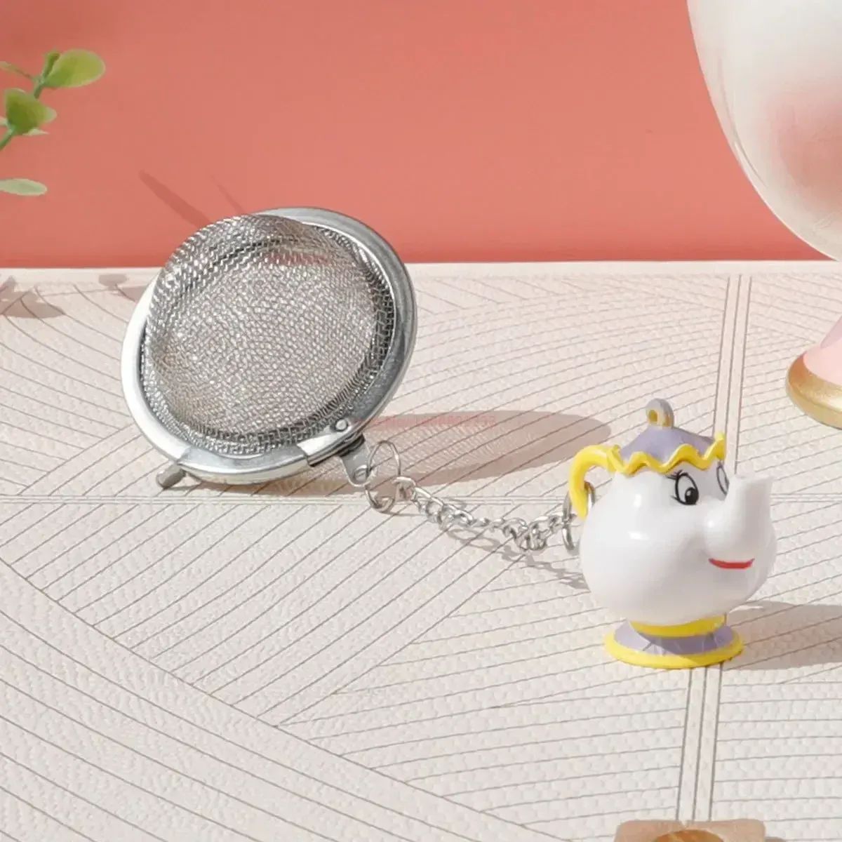 Bule da Disney Fofo Desenho Animado A Bela e a Fera Bules Caneca Sra. Potts Xícara Chip Bules Conjunto de Chá Dropshipping