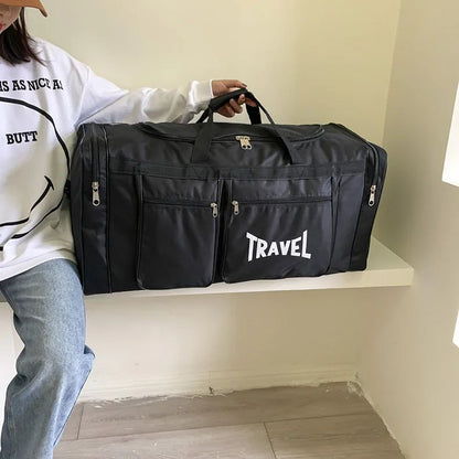 Travel Bag Foldable Large Capacity Waterproof Business Sports Handbags Wear-Resistant Portable Multifunction Duffel Bags mochila