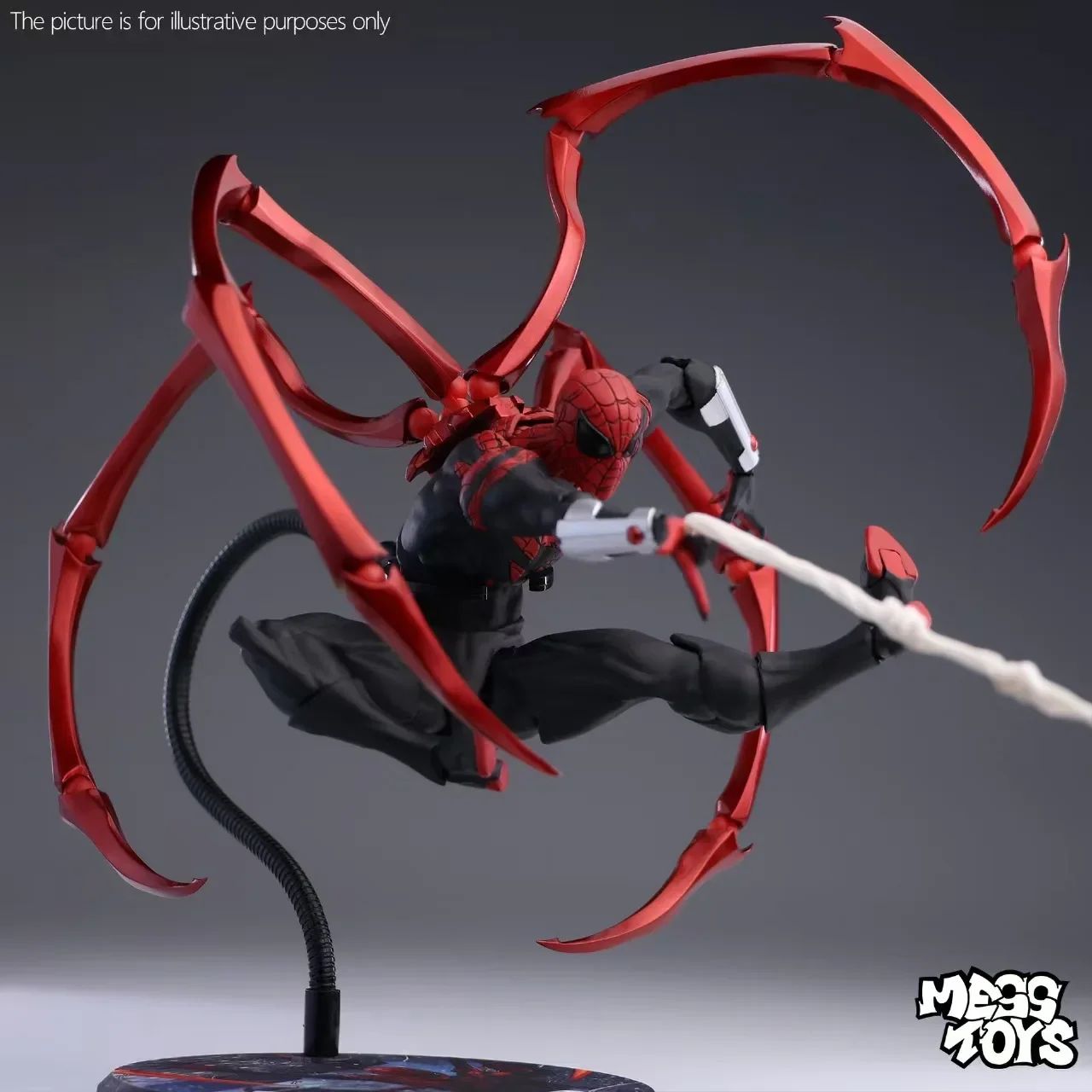 Em Estoque Brinquedos Mess Superior Homem-Aranha – Versão Peter Parker Doutor Octopus – Presente Boneco de Ação Anime