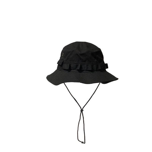 Summer Men Bucket Hat Outdoor UV Protection Wide Brim Panama Safari Hunting Hiking Hat Mesh Fisherman Hat Beach Sunscreen Cap