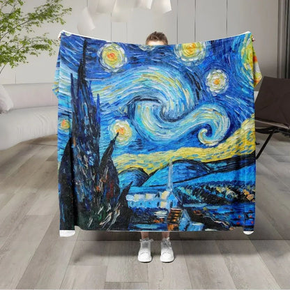 Cow pattern Blanket Flannel Blanke Bed Sofa Travel Camping Super Soft Cozy Plush Blanket Cheetah Print Blanket for All Seasons