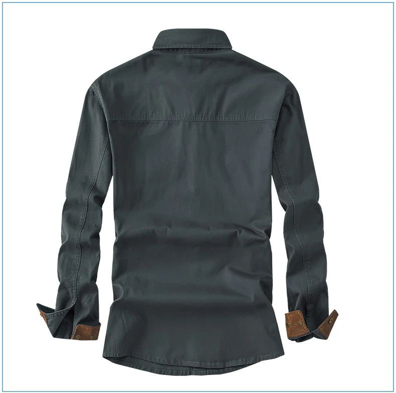 USA SIZE Men Fleece Cargo Cotton Long Sleeve Shirts Man Military Tactic Thick Shirts Winter Man Outdoor Blouses Polo Top Shirt