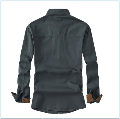 USA SIZE Men Fleece Cargo Cotton Long Sleeve Shirts Man Military Tactic Thick Shirts Winter Man Outdoor Blouses Polo Top Shirt