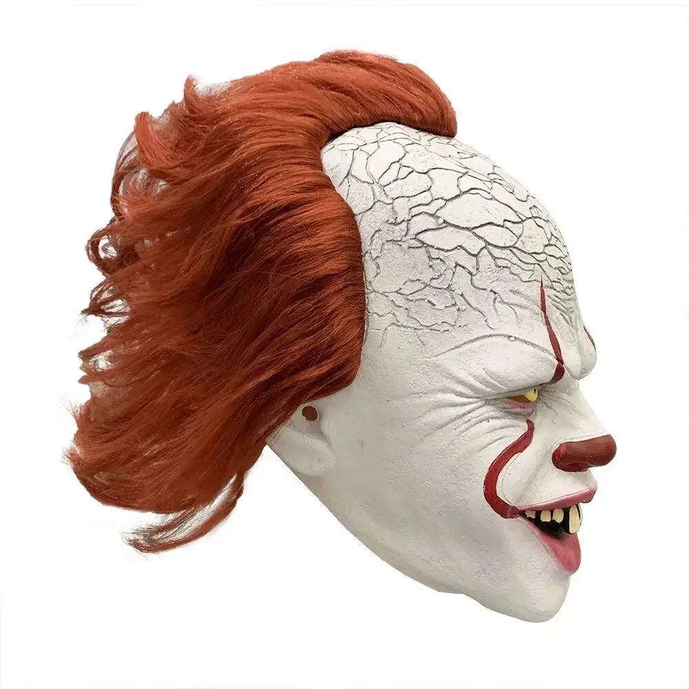 Horror  Mask Cosplay Scary Creepy Evil Demon Killers Latex Helmet Halloween Carnival Party Costume Props