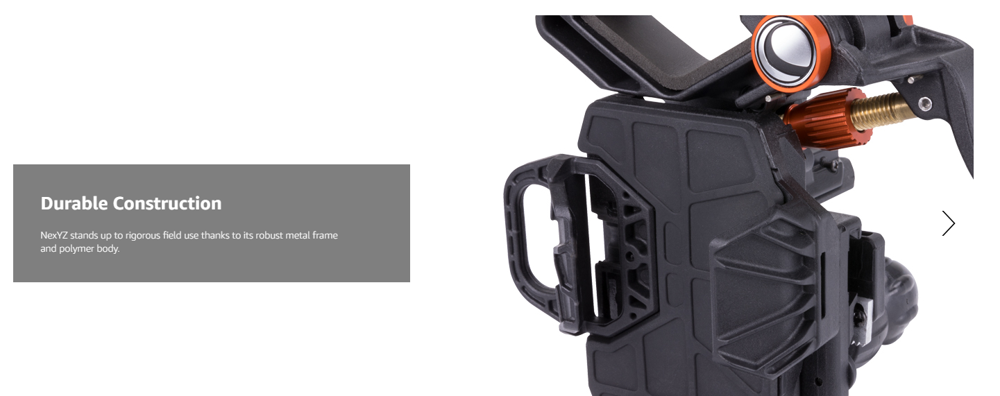 Adaptador universal para smartphone Celestron NexYZ de 3 eixos adequado para telescópios astronômicos, binóculos, microscópios e miras.