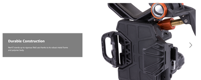 Adaptador universal para smartphone Celestron NexYZ de 3 eixos adequado para telescópios astronômicos, binóculos, microscópios e miras.