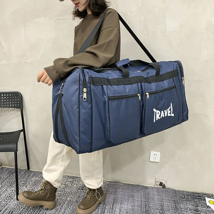 Travel Bag Foldable Large Capacity Waterproof Business Sports Handbags Wear-Resistant Portable Multifunction Duffel Bags mochila