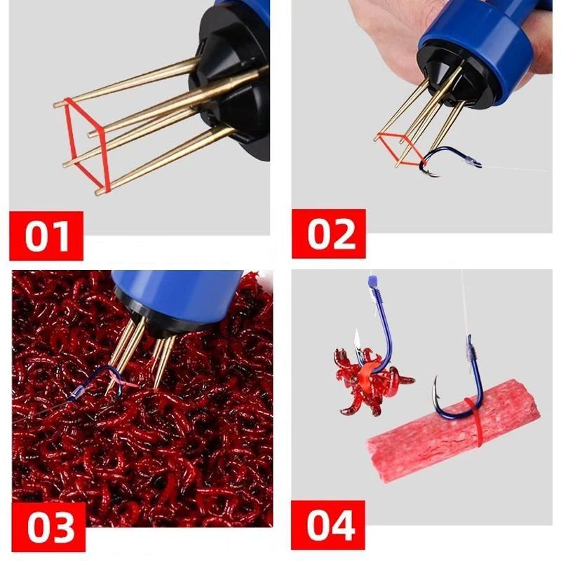 300/ 700/ 1000 unidades de Iscas Anéis Elásticos de Borracha Clipes para Iscas de Minhoca Anzol Atado à Mão com Elásticos Granulados Bandagem de Isca em Pellets