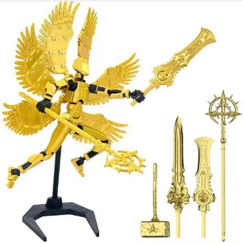 Titan 13 Boneco de Ação Multiarticulado Articulações Móveis Modelos de Personagens para Montar Impressão 3D Descompressão Boneco DIY