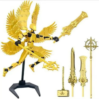 Titan 13 Boneco de Ação Multiarticulado Articulações Móveis Modelos de Personagens para Montar Impressão 3D Descompressão Boneco DIY