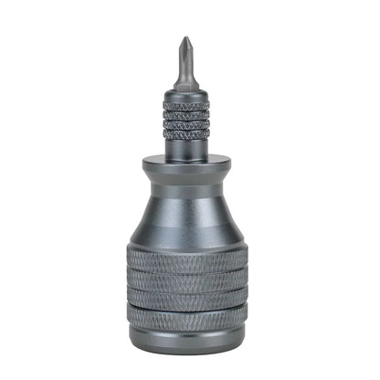Mini Chave de Fenda Chave Phillips de Titânio 1/4 Polegada Magnética 7 em 1 Bit de Liga de Aço S2 Ferramenta Manual de Reparo EDC