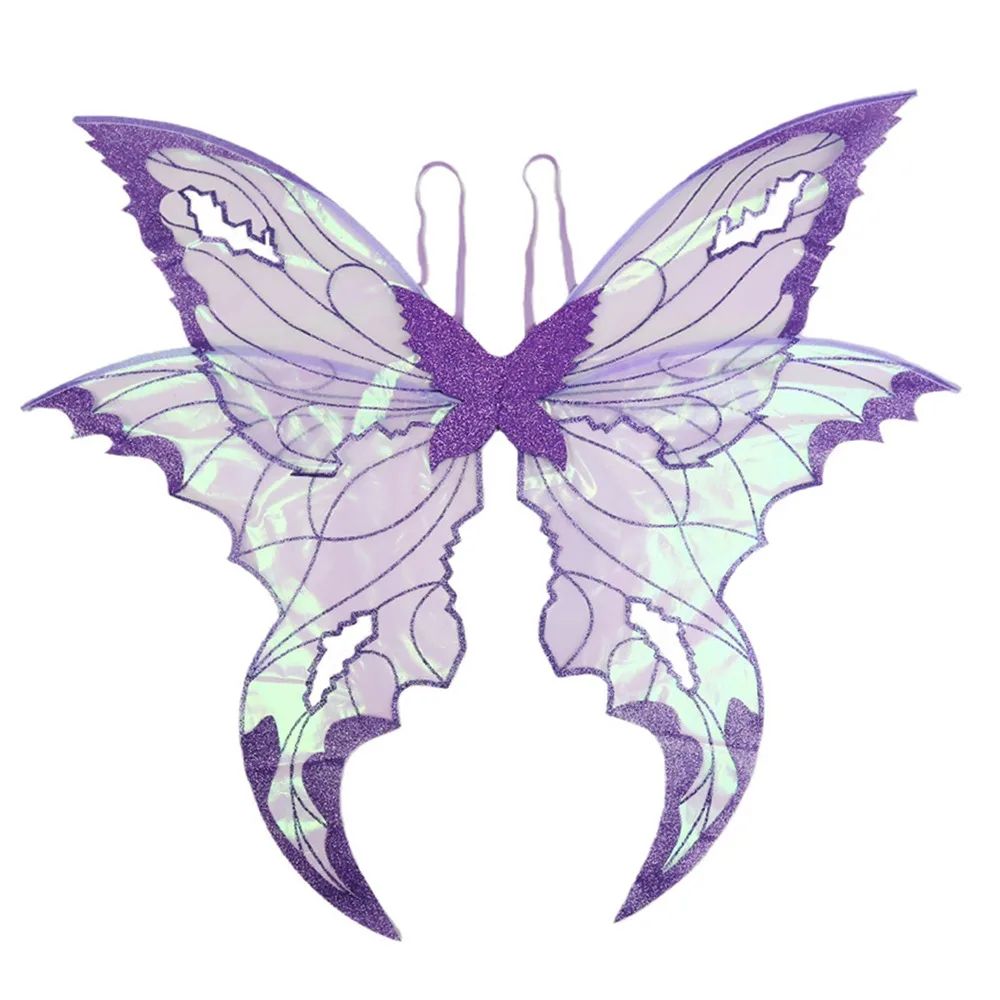 1PC Adults Fairy Wings Girls Sparkling Angel Wings Butterfly Costume Wings Halloween Costume Dress up Party Favor Christmas Gift