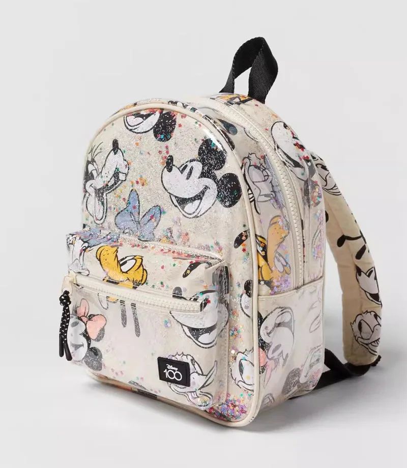 Mochila Mini Escolar Infantil Disney Mickey Mouse Nova Meninas e Meninos Linda Bolsa de Ombro