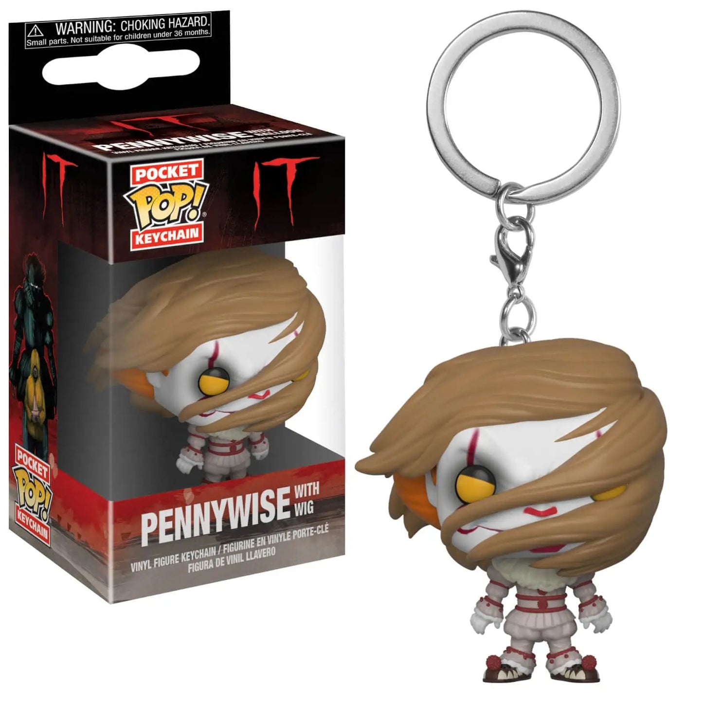 FUNKO TIFFANY BRINQUEDO ASSASSINO Chucky V de Vingança Pennywise Pânico GhostFace Chaveiro Pocket Pop Boneco Colecionável Brinquedo Infantil