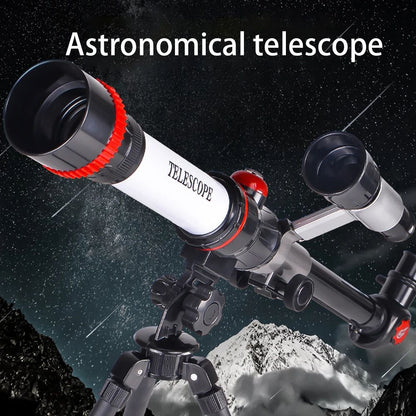 Telescópio Astronômico Profissional Monocular Potente Portátil HD Observação da Lua Espaço Planetas Presentes para Crianças