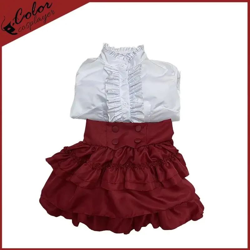 Christmas Lolita Red Overalls Skirt New Year Party Dress Vintage Medieval Dress Drama Performance Outfit Anime Cospaly Costume