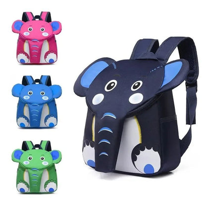 Mochila Infantil Fofa Mochila de Desenho Animado de Animais Mini Bolsa de Viagem para Meninas Meninos Bolsa Escolar Infantil Leve