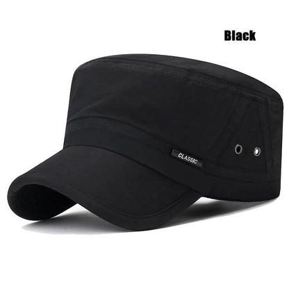 Novas Boinas Masculinas e Femininas com Furos de Ventilação nos Bonés de Cadete da Academia Militar Chapéu de Sol Esportivo Casual Clássico Moderno para Atividades ao Ar Livre