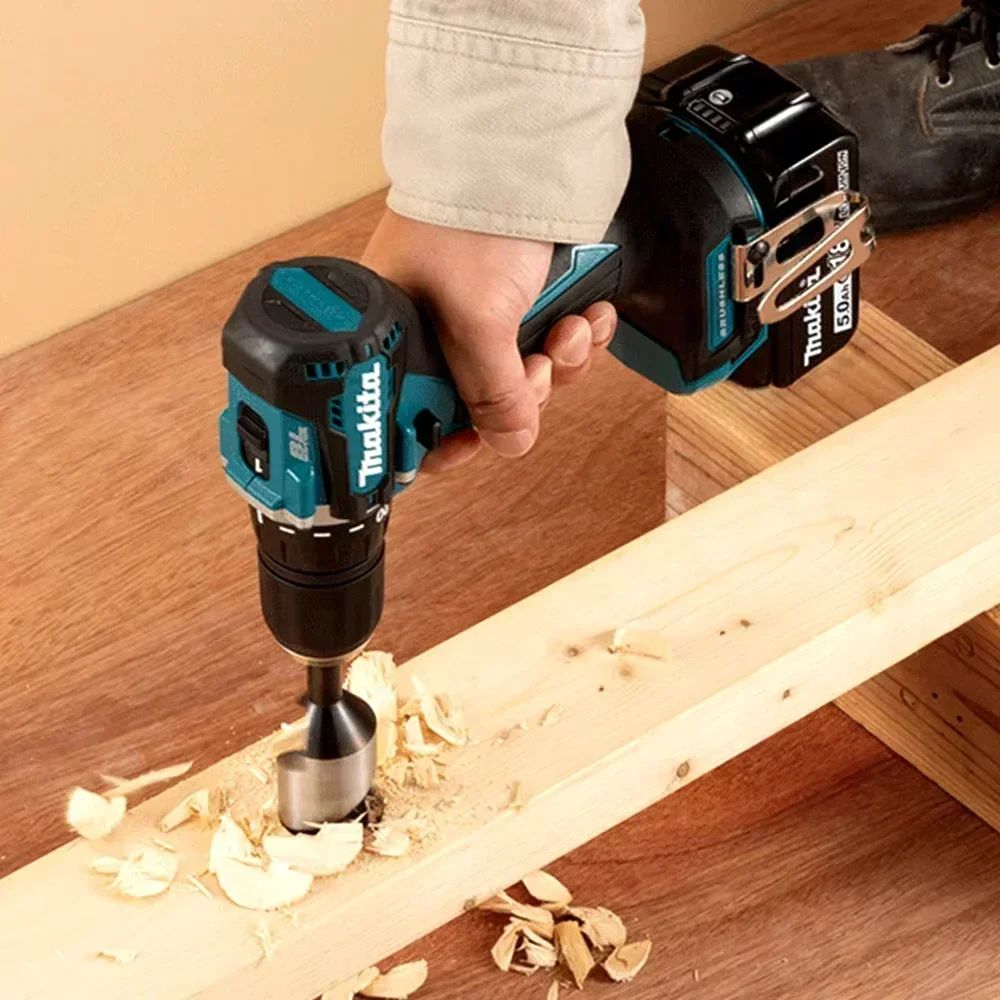 Parafusadeira/furadeira a bateria Makita DDF487 sem escovas, parafusadeira elétrica de impacto equipada com bateria Makita 18V 6AH? ferramenta elétrica recarregável