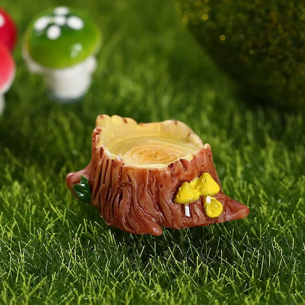 1SET Doll House Miniature Bench Stools White Chair Cute Fairy Garden Gnome Moss Terrarium Bonsai DIY Craft Home Decoration