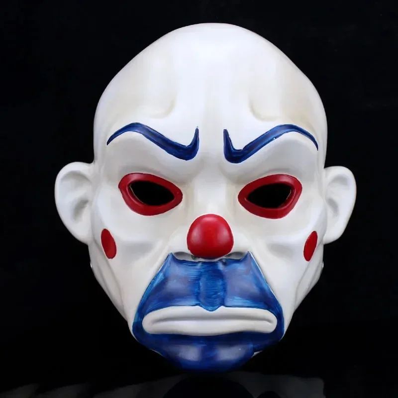 2026  Mask for Halloween Party Clown Accessories Dark Knight Joker Thief