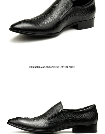 Handmade Mens Wedding Oxford Shoes Black Blue Genuine Leather Flat Dress Shoes Crocodile Pattern Summer Business Formal Loafers