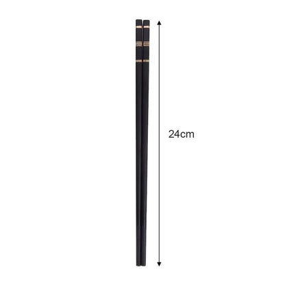 Metal Alloy Chinese Chopstick Reusable Non-slip Sushi Food Chop Sticks Japanese Korean Chopsticks Kitchen Tableware Accessories