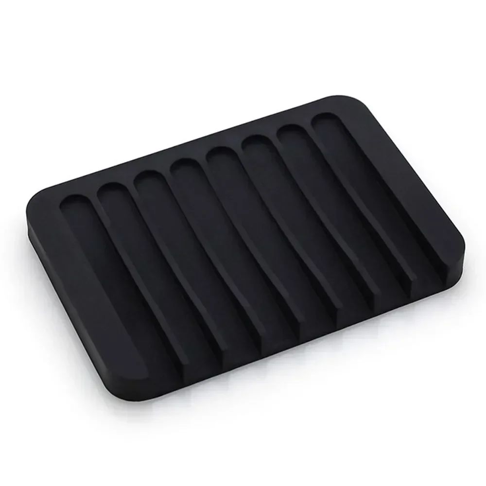 Saboneteira de Silicone para Chuveiro, Suporte de Sabão com Dreno, Organizador de Esponja para Pia de Cozinha, Bandeja de Secagem, Acessórios de Banheiro