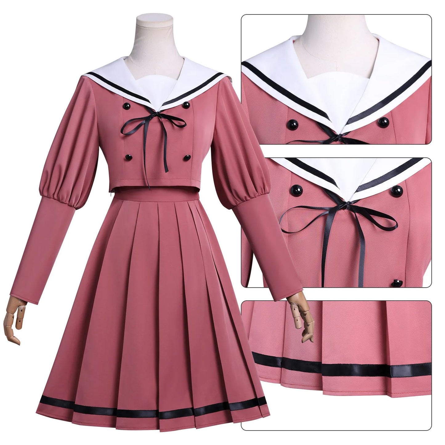 2026Fragrant flowers bloom in a majestic manner, cosplay by Kaoru Ran and Kaoru Kuri, school uniform, daily outfit, and clothing