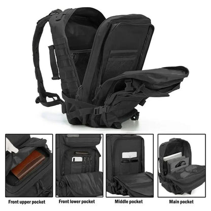 Mochila Tática Militar Exército 60L Masculina de Viagem Grande Capacidade Mochilas Masculinas Impermeáveis Esportes ao Ar Livre Bolsas Multifuncionais