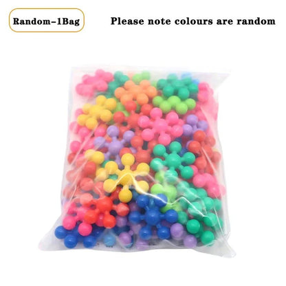 Children's Building Block Toys Snowflake Interlocking Building Block Toy Creative Stress Relief Fidget Toys Party Favors