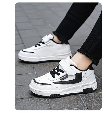 Spring and Autumn Running Sneakers for Kids Non-slip Shoes for Boys Sneakers Leather Kids Tennis Hugh Fashion Mesh Kids Shoes