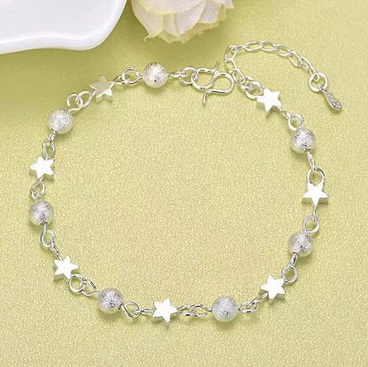Pulseira de Luxo Coração Vazado Prata 925 Zircônia para Mulheres Joias de Festa Presentes de Moda Coreana Doce e Estilosa