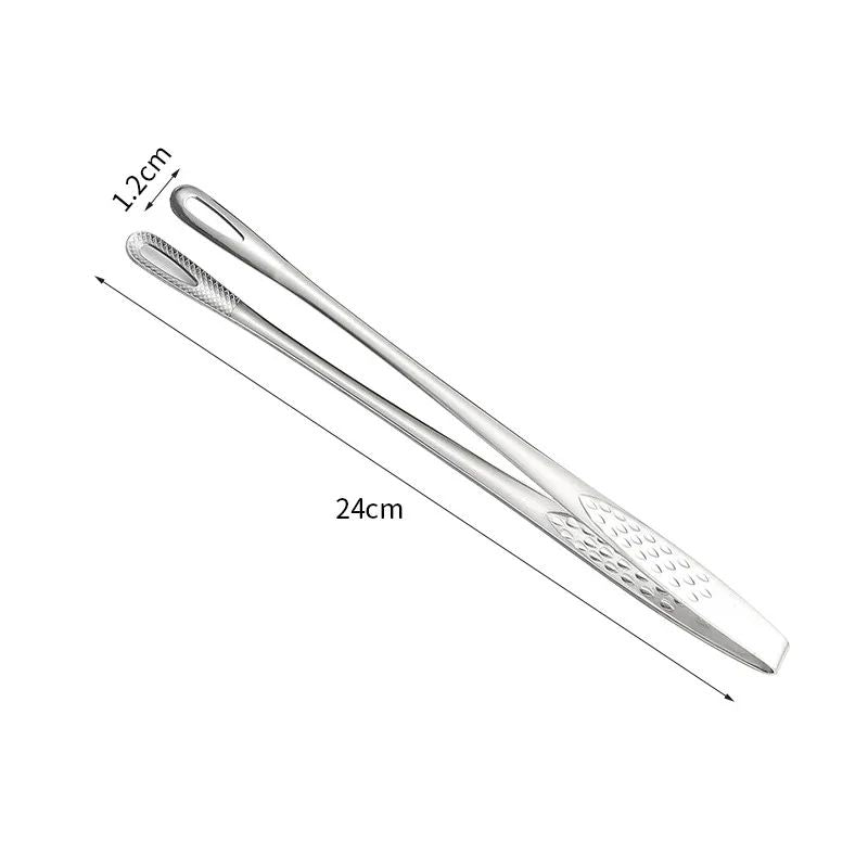 Pinça de Cozinha em Aço Inoxidável Pinça para Churrasco Clipe Pinça de Carne para Churrasqueira Pinça de Cozinha para Utensílios de Alimentos Acessórios de Cozinha