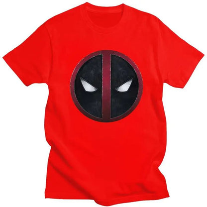 Mens Deadpool T Shirts Short Sleeve Cotton Tshirts Stylish Leisure Marvel Tee Plus Size Apparel Marvel Top Graphic T-shirt Print