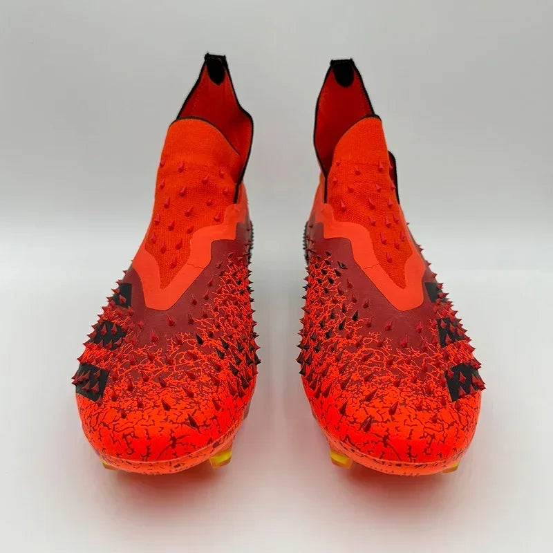 New Men Football Field Boots Professional Original Soccer Shoes Resistant Unisex Comfortable Ankle Cleats Football Shoes Outdoor