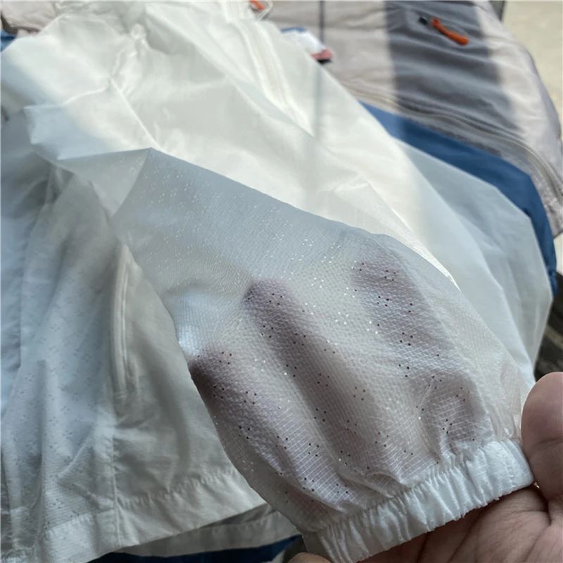 Adults Ultrathin Ultralight Clear Quick Dry Sun-Protective Breathable Camping Running Cycling Beach Jacket Skin Coat Windbreaker