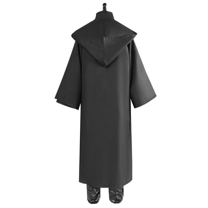 Obi Wan Kenobi Jedi Warrior Cosplay Costume Adult Kids Unisex Cloak Friar Uniform Robe Full Set Halloween Carnival Outfits