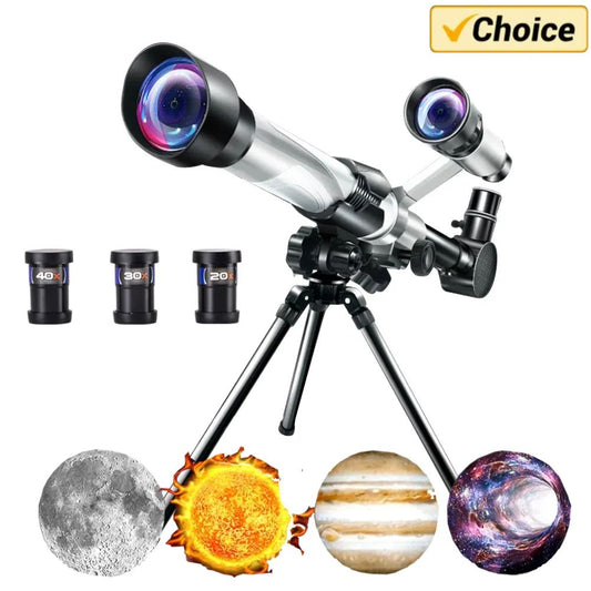 Professional Astronomical Telescope Stargazing Monocular HD High Magnification Space Planet Observation for Science Experiment