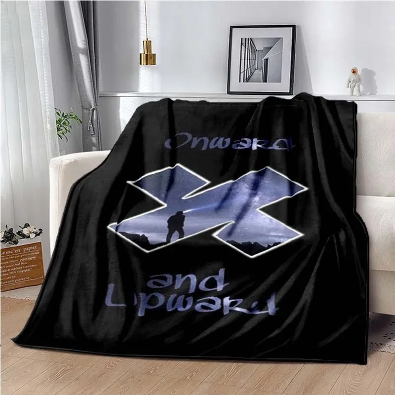 Manta Estampada Sam& Colby XPLR Manta de Sofá para Lazer Lençol de Casa Sofá Escritório Ar Condicionado Macia Viagem de Lazer Manta Personalizável