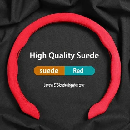Car Suede Steering Wheel Cover Breathable For Haval H6 Jolion Dargo Chulian M6 H9 H4 H2 H3 H7 H8 F7 F7X C50 2022