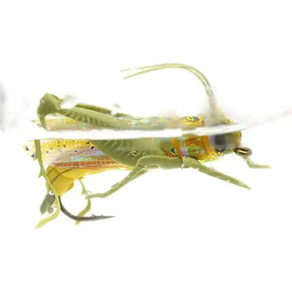 Isca de pesca biônica de inseto gafanhoto artificial isca dura Crankbait Swimbaits artificiais para baixo, carpa, pique, apetrechos de pesca