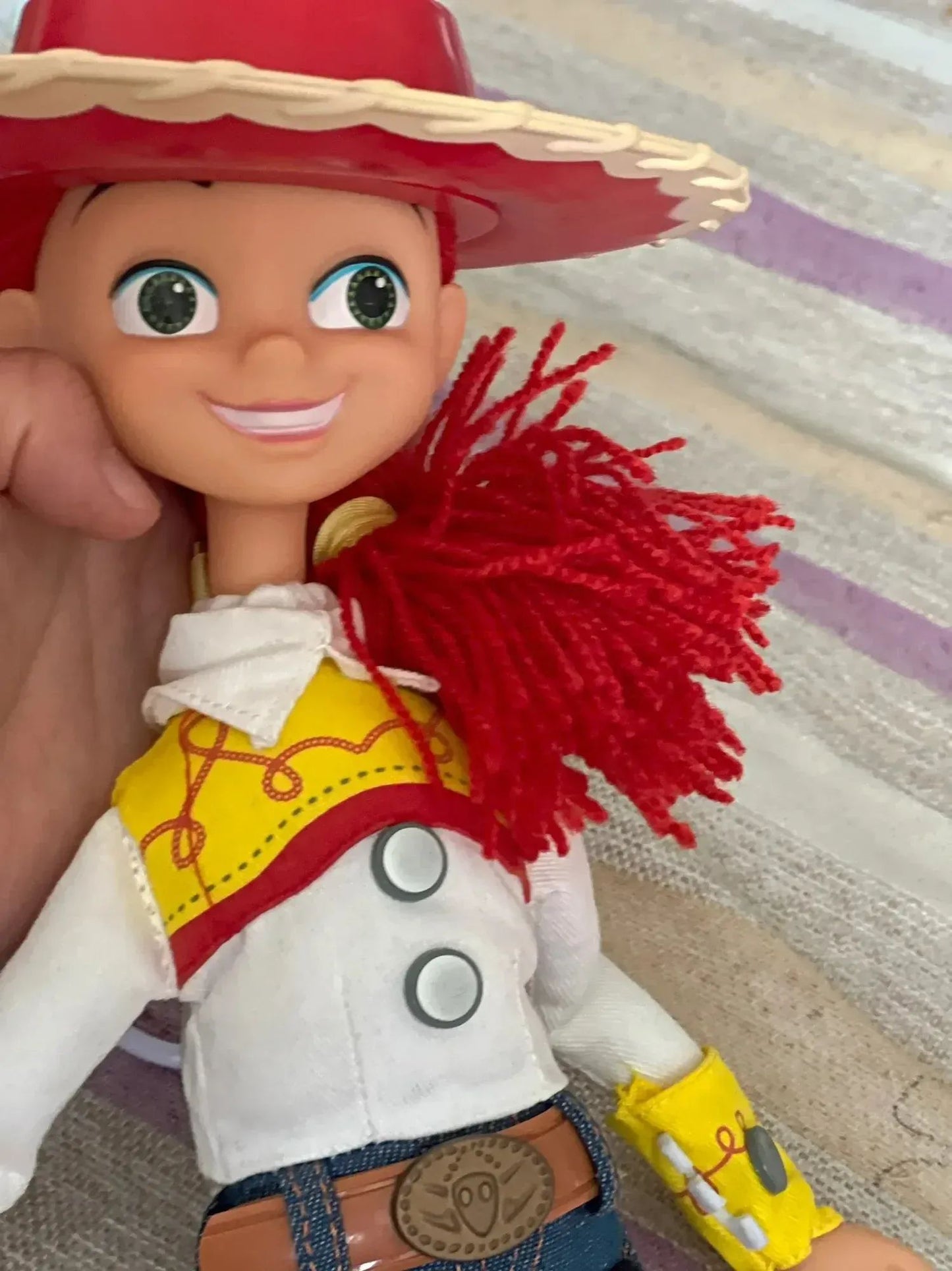 40cm Disney Toy Figuras de Anime Toy Story 4 Woody Buzz Jessie Rex Bonecos Modelo Falantes Figurinhas de Ação Coleção de Decoração Brinquedo de Natal
